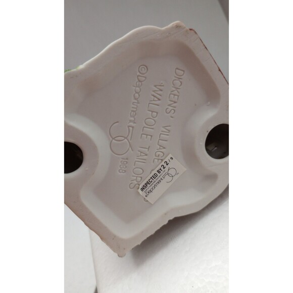 Dept 56 Dickens Village Walpole Tailors #5926-9 Retired w/Original Box - Picture 6 of 10